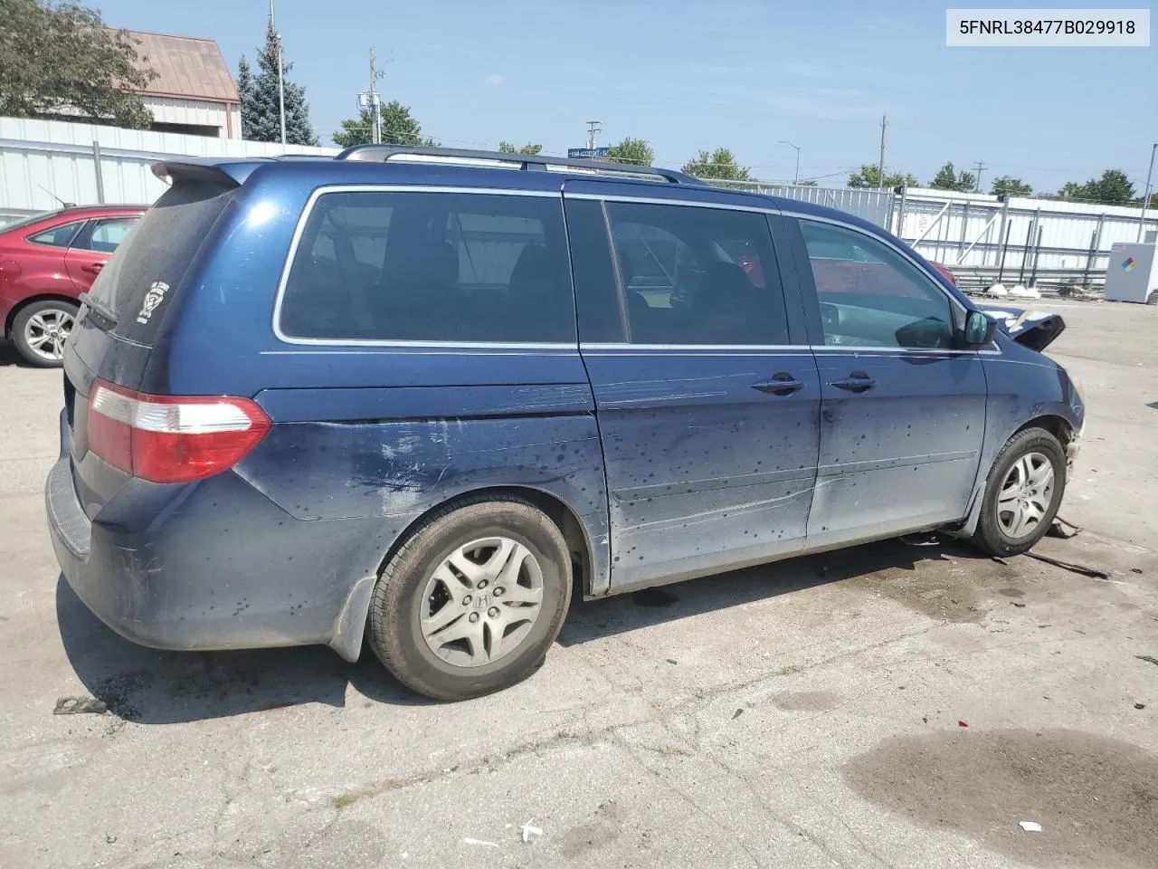 2007 Honda Odyssey Ex VIN: 5FNRL38477B029918 Lot: 69282154