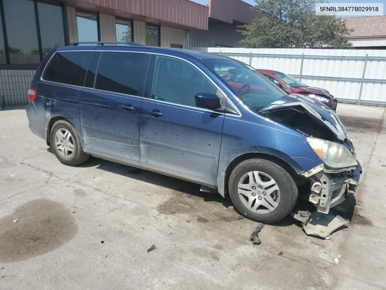 2007 Honda Odyssey Ex VIN: 5FNRL38477B029918 Lot: 69282154