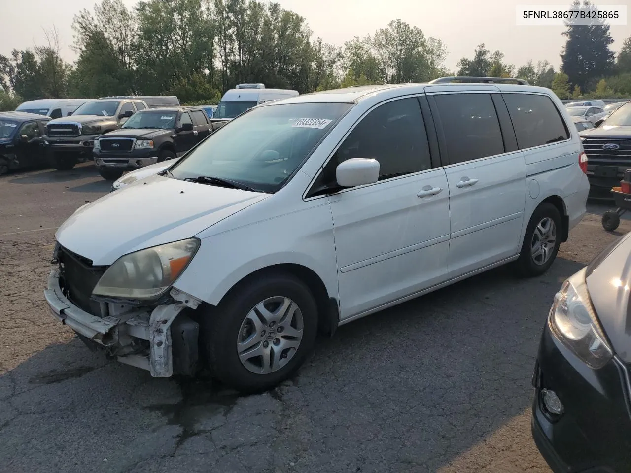 5FNRL38677B425865 2007 Honda Odyssey Exl