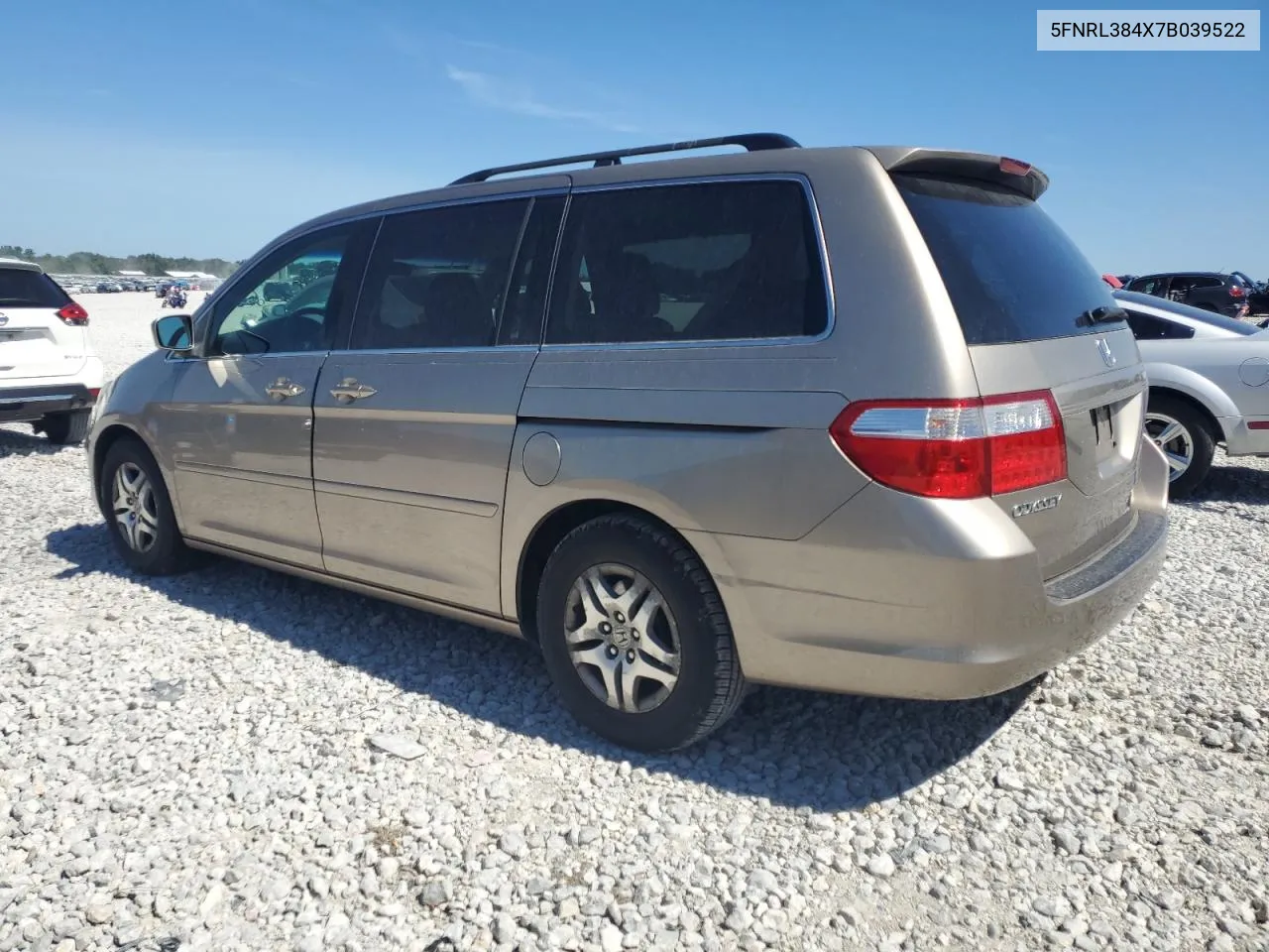 2007 Honda Odyssey Ex VIN: 5FNRL384X7B039522 Lot: 69367574