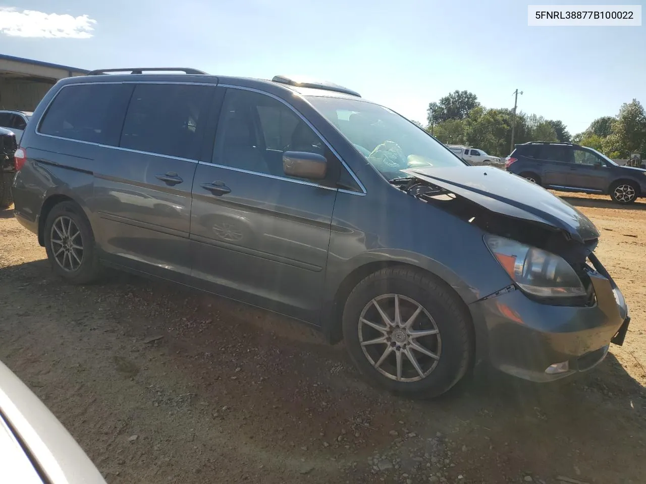 5FNRL38877B100022 2007 Honda Odyssey Touring