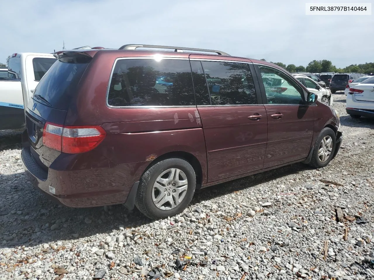 5FNRL38797B140464 2007 Honda Odyssey Exl