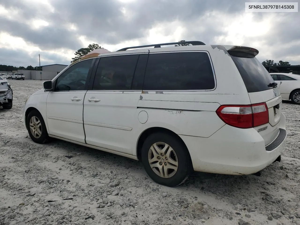 2007 Honda Odyssey Exl VIN: 5FNRL38797B145308 Lot: 69682994