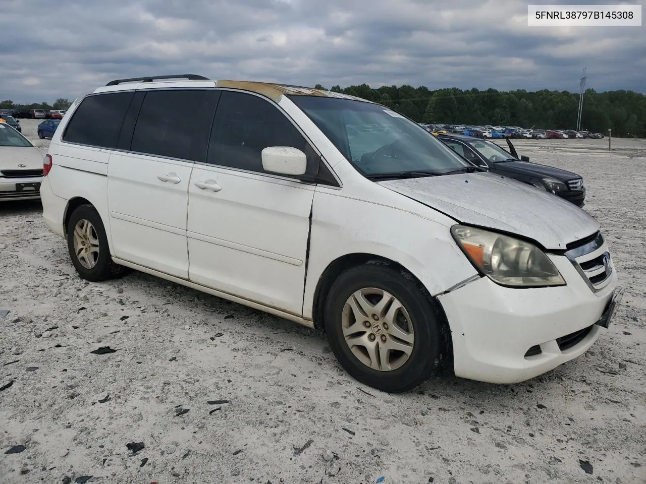 2007 Honda Odyssey Exl VIN: 5FNRL38797B145308 Lot: 69682994