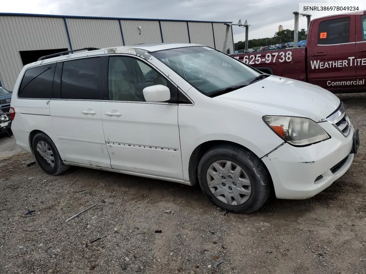 2007 Honda Odyssey Exl VIN: 5FNRL38697B049234 Lot: 70143364