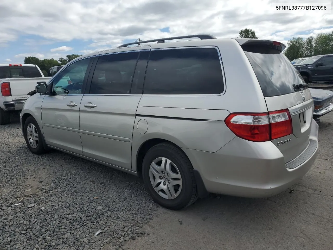 2007 Honda Odyssey Exl VIN: 5FNRL38777B127096 Lot: 70203734