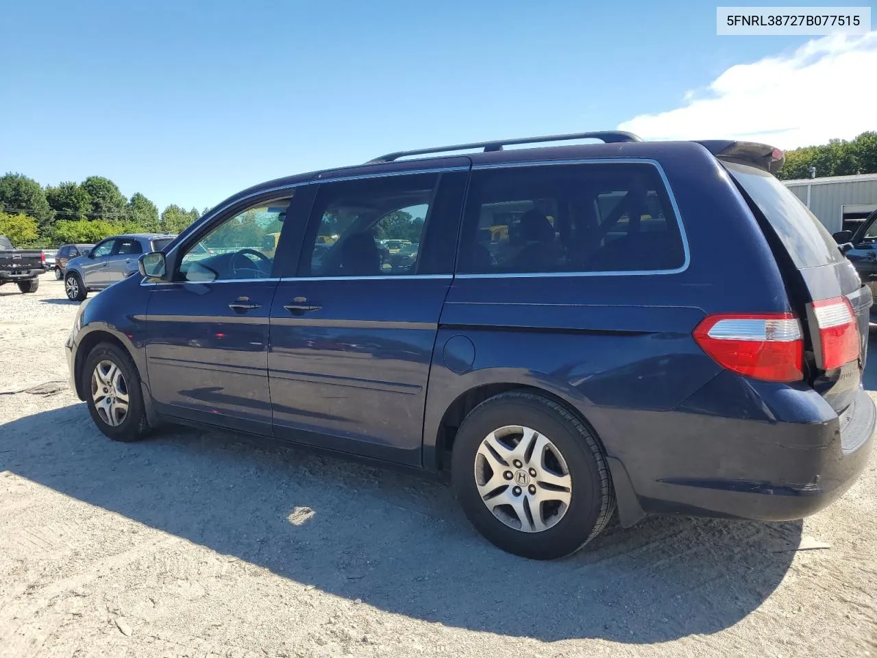 5FNRL38727B077515 2007 Honda Odyssey Exl