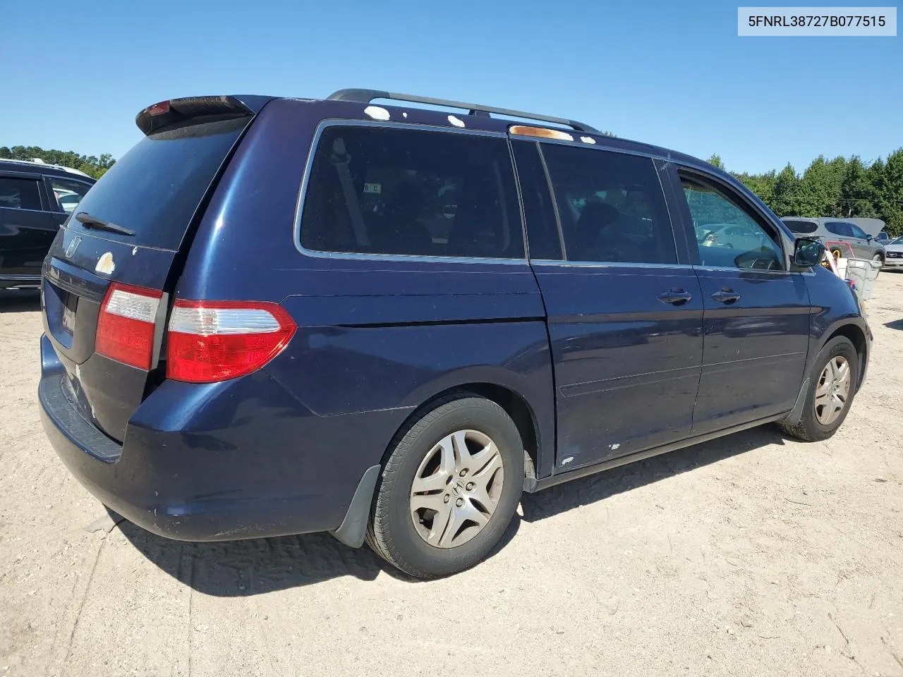 5FNRL38727B077515 2007 Honda Odyssey Exl