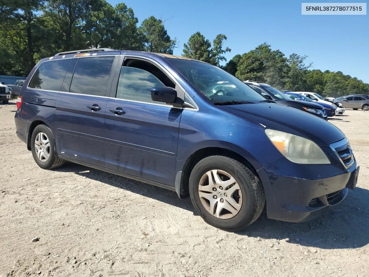 5FNRL38727B077515 2007 Honda Odyssey Exl