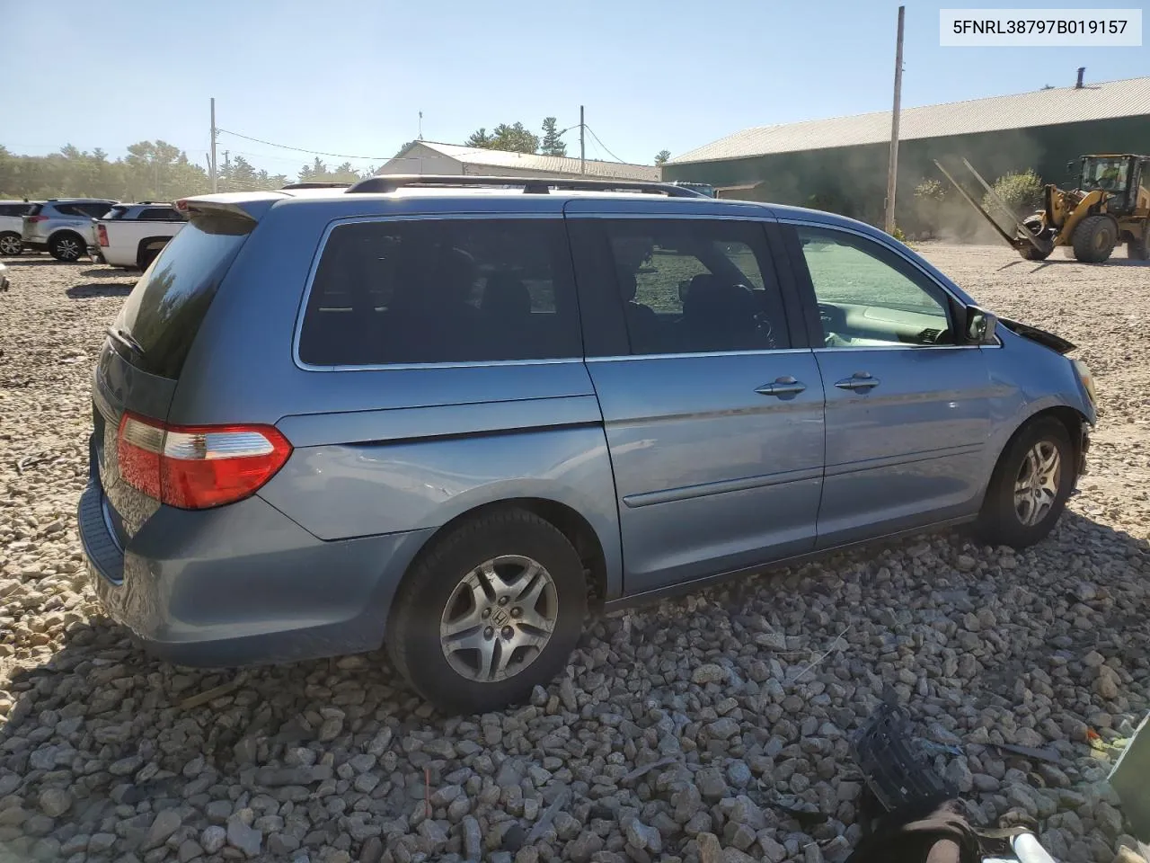 2007 Honda Odyssey Exl VIN: 5FNRL38797B019157 Lot: 70841194