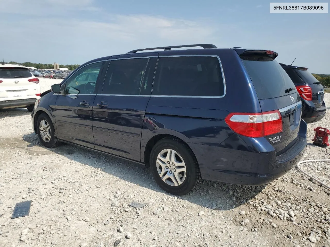 2007 Honda Odyssey Touring VIN: 5FNRL38817B089096 Lot: 70863374