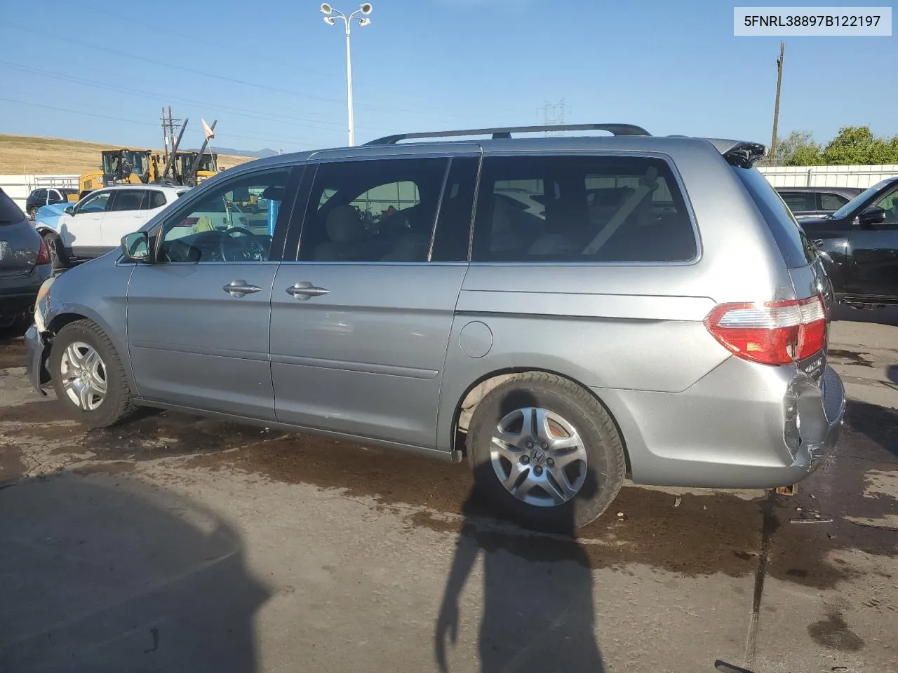 2007 Honda Odyssey Touring VIN: 5FNRL38897B122197 Lot: 70929834