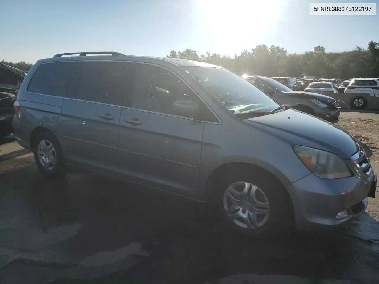 2007 Honda Odyssey Touring VIN: 5FNRL38897B122197 Lot: 70929834