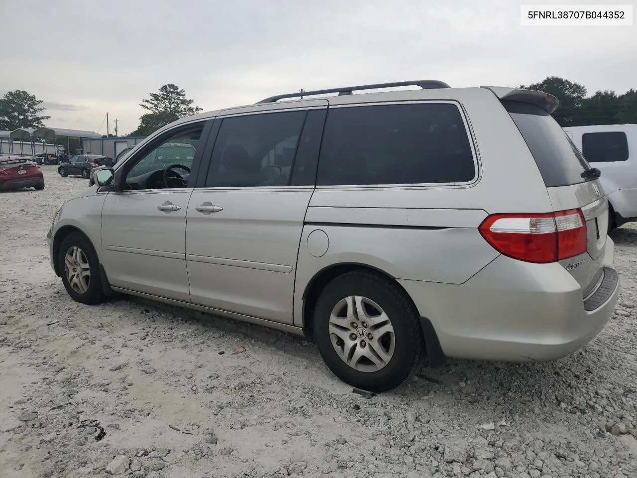 2007 Honda Odyssey Exl VIN: 5FNRL38707B044352 Lot: 71090754