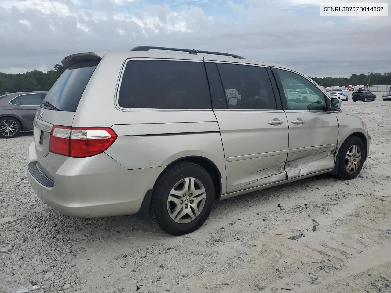 5FNRL38707B044352 2007 Honda Odyssey Exl