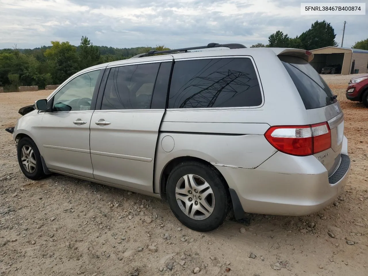 2007 Honda Odyssey Ex VIN: 5FNRL38467B400874 Lot: 71271554