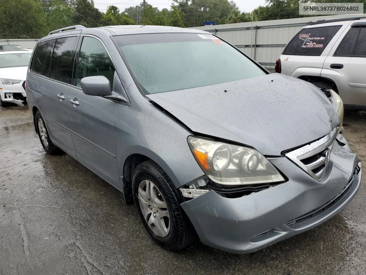 5FNRL38737B026802 2007 Honda Odyssey Exl