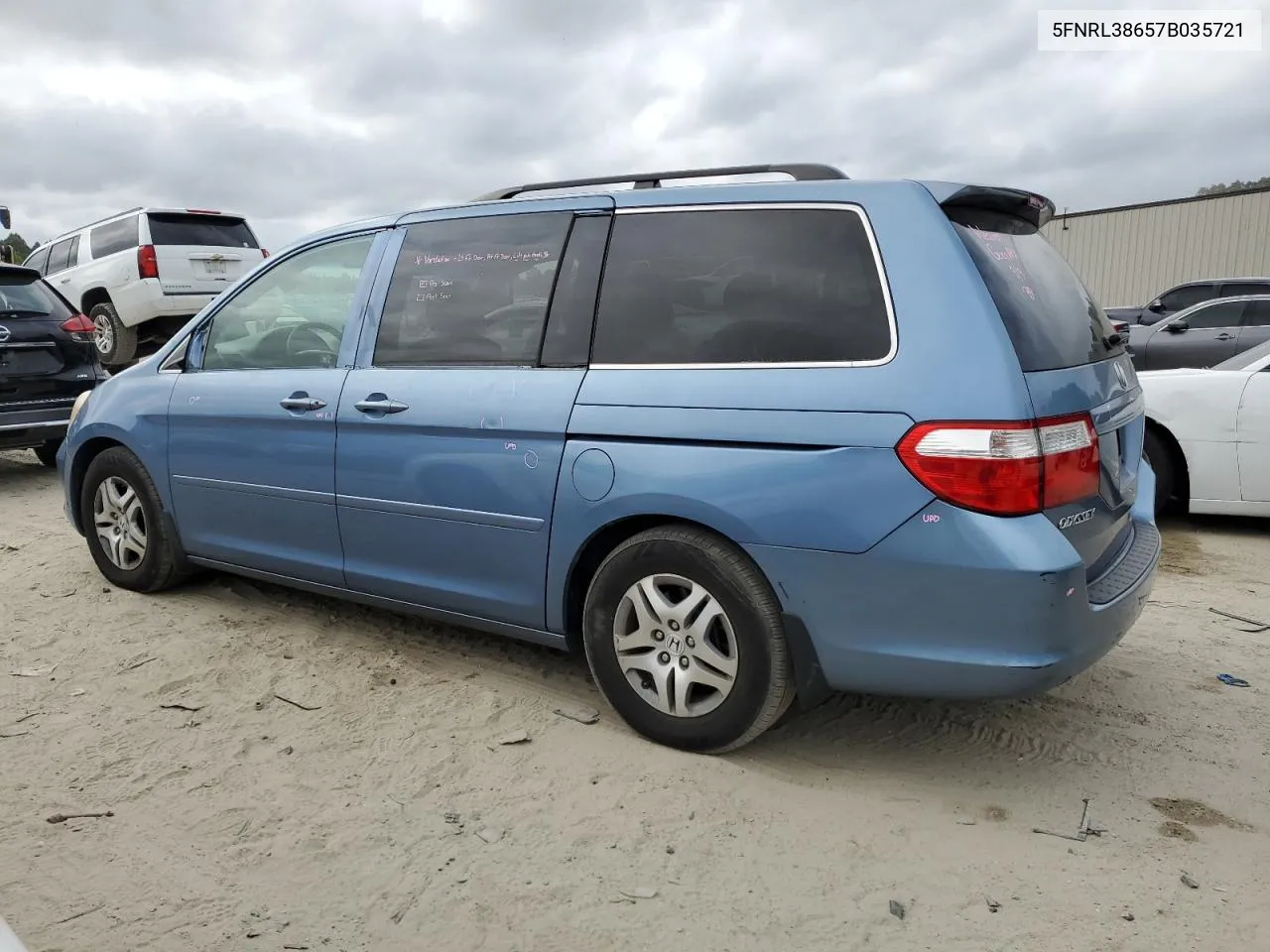 2007 Honda Odyssey Exl VIN: 5FNRL38657B035721 Lot: 71445104