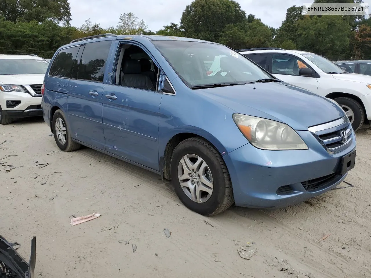 5FNRL38657B035721 2007 Honda Odyssey Exl