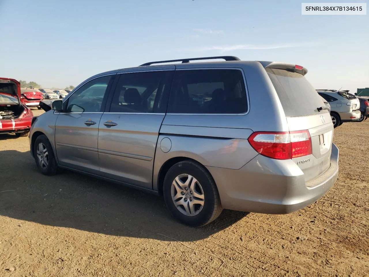 2007 Honda Odyssey Ex VIN: 5FNRL384X7B134615 Lot: 71534764