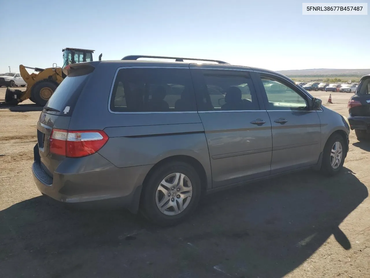 2007 Honda Odyssey Exl VIN: 5FNRL38677B457487 Lot: 71601594