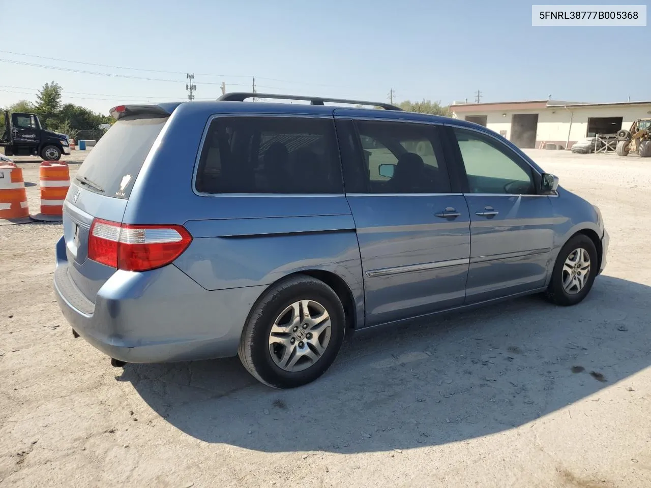 2007 Honda Odyssey Exl VIN: 5FNRL38777B005368 Lot: 71656664