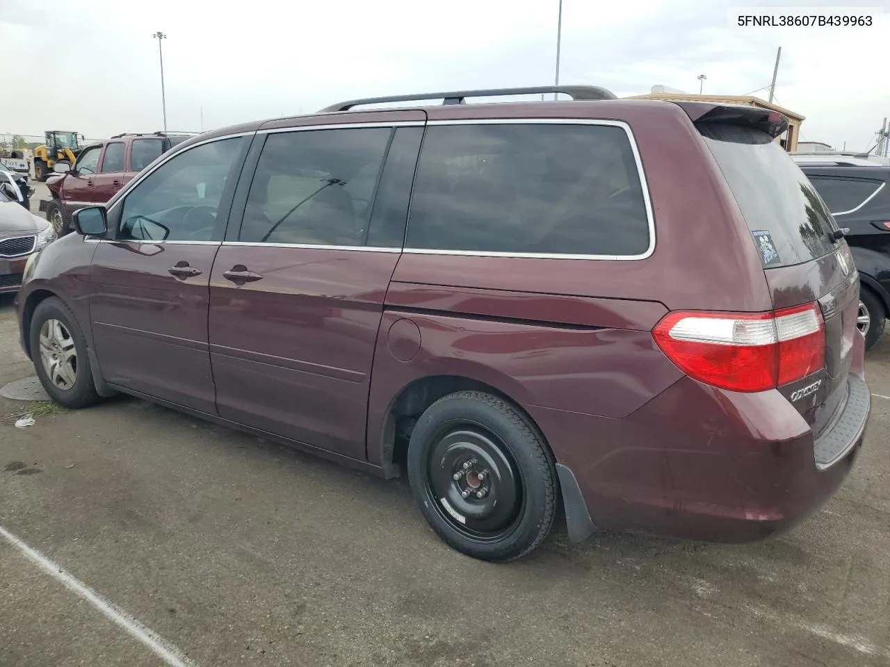 2007 Honda Odyssey Exl VIN: 5FNRL38607B439963 Lot: 71918414