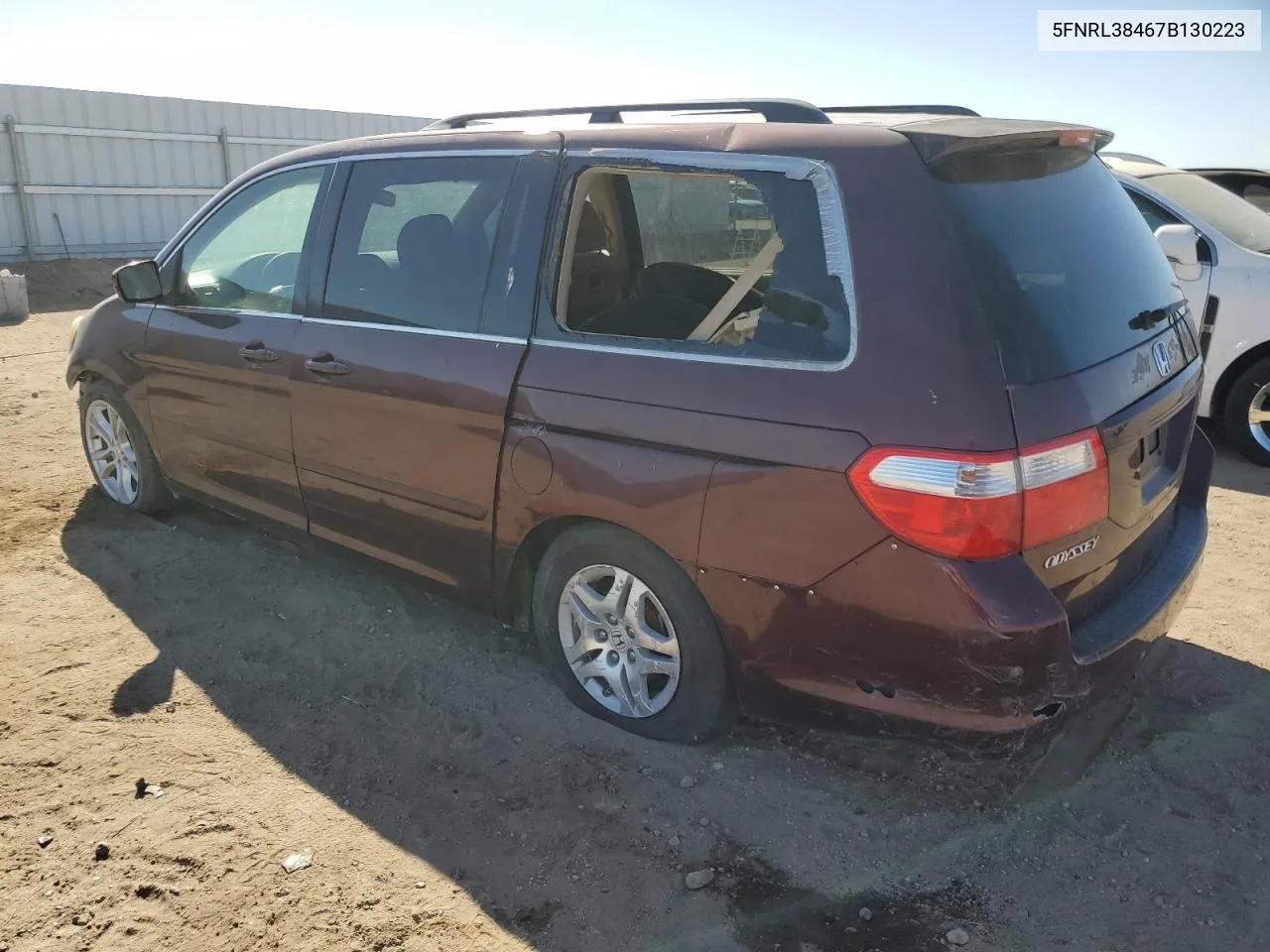 2007 Honda Odyssey Ex VIN: 5FNRL38467B130223 Lot: 72188014