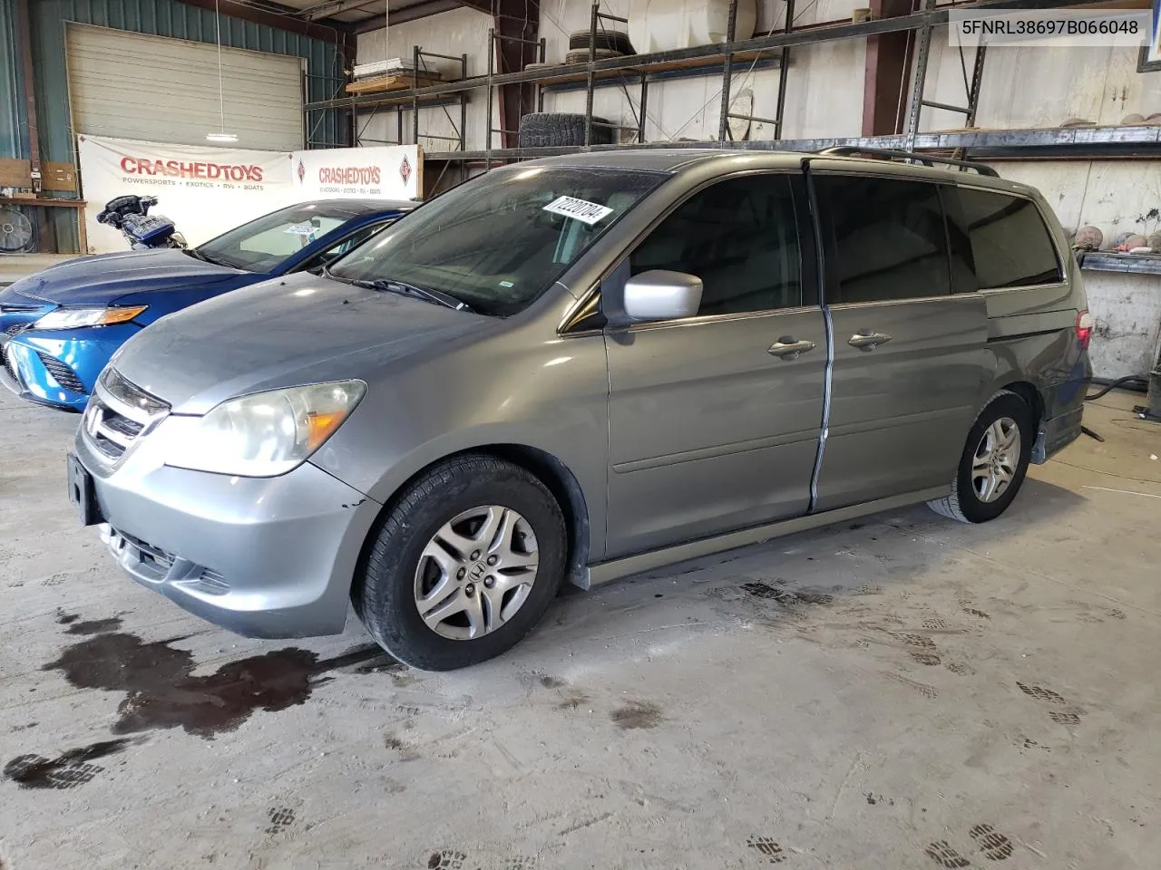 2007 Honda Odyssey Exl VIN: 5FNRL38697B066048 Lot: 72220704