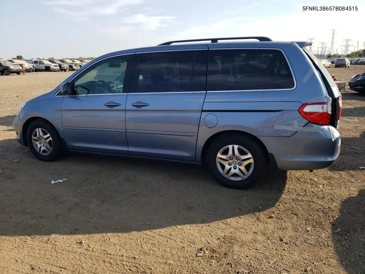 5FNRL38657B084515 2007 Honda Odyssey Exl