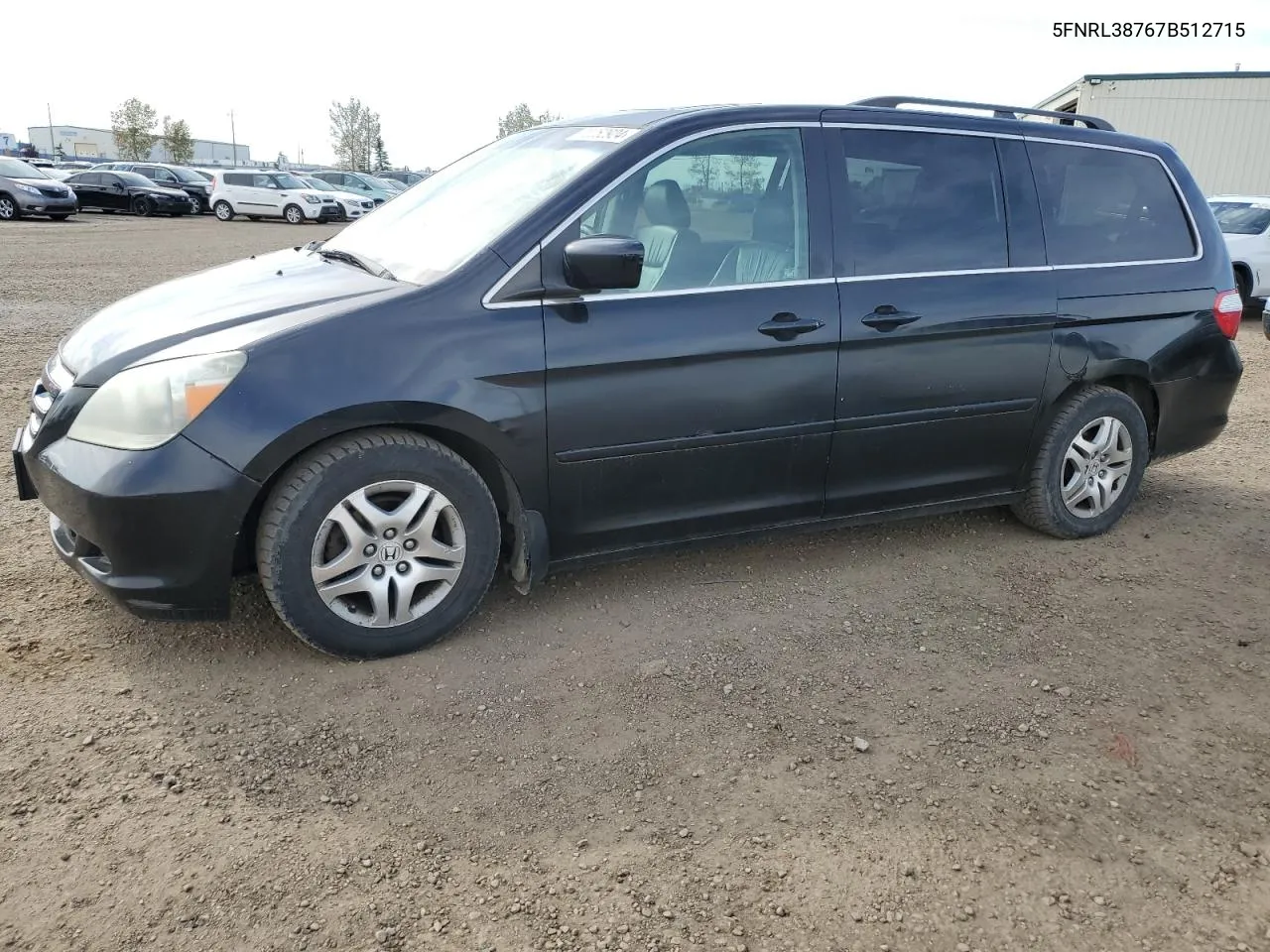 2007 Honda Odyssey Exl VIN: 5FNRL38767B512715 Lot: 72252924