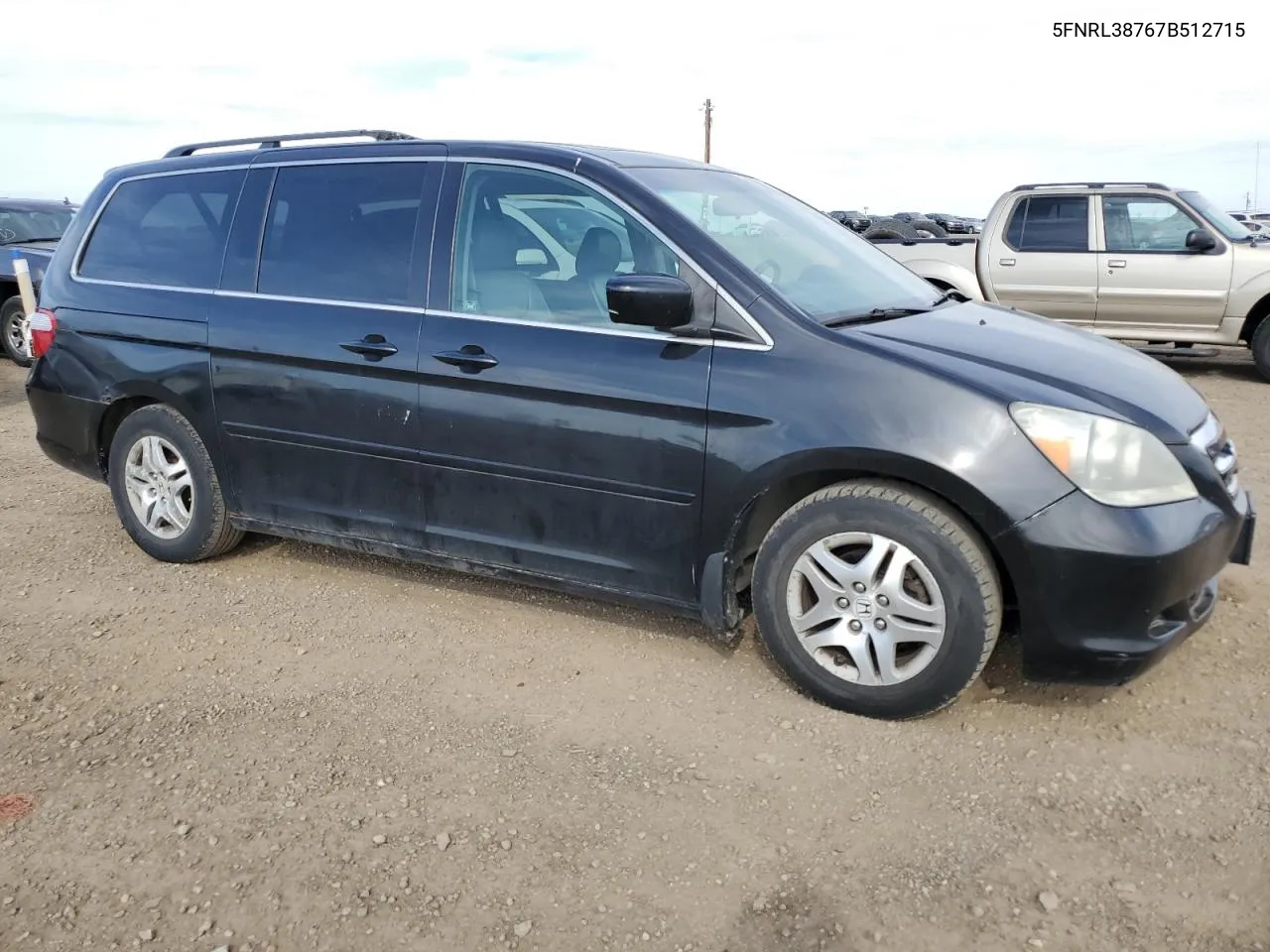 5FNRL38767B512715 2007 Honda Odyssey Exl