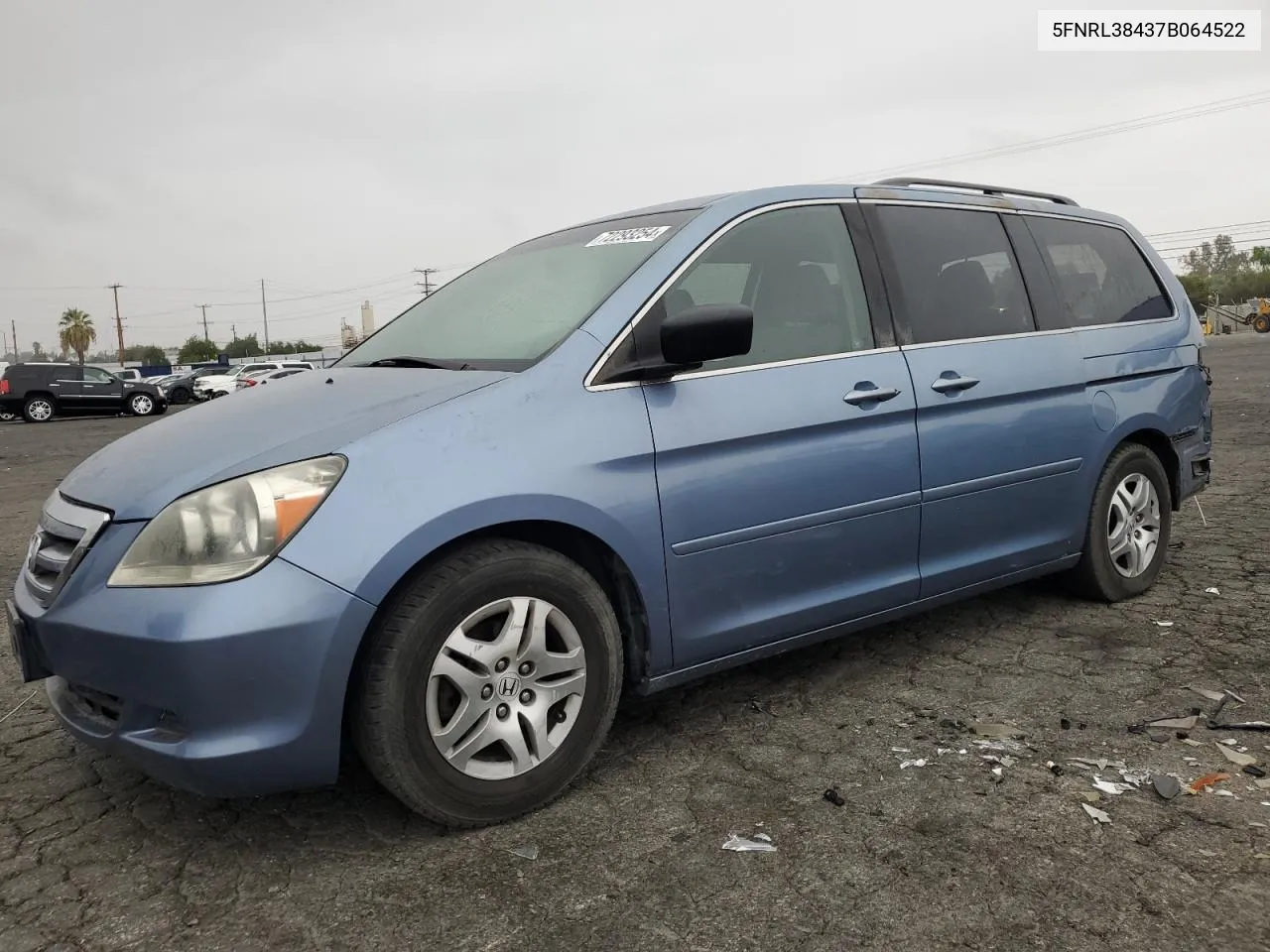 5FNRL38437B064522 2007 Honda Odyssey Ex