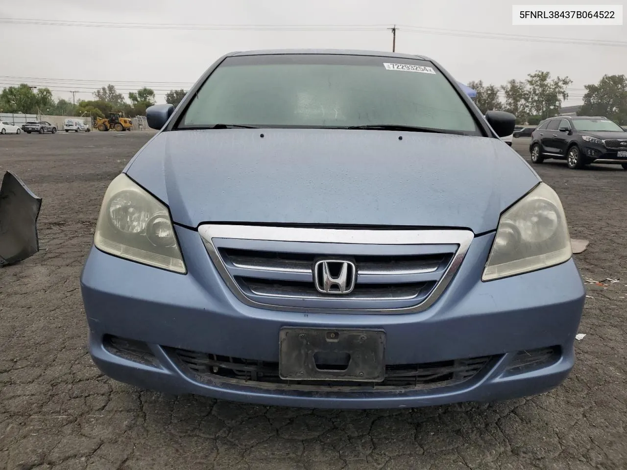 5FNRL38437B064522 2007 Honda Odyssey Ex