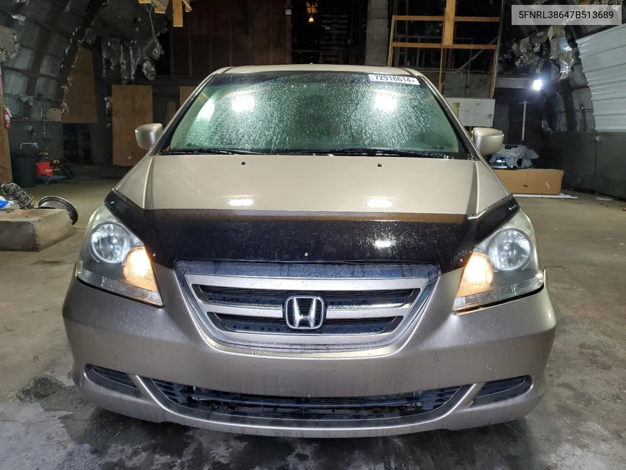 2007 Honda Odyssey Exl VIN: 5FNRL38647B513689 Lot: 72918614