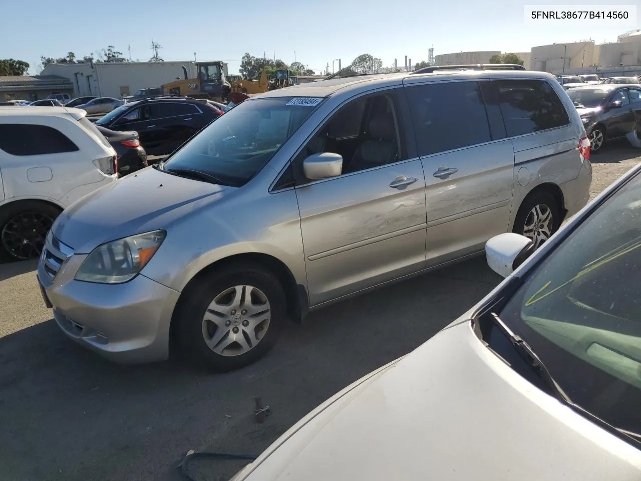 5FNRL38677B414560 2007 Honda Odyssey Exl