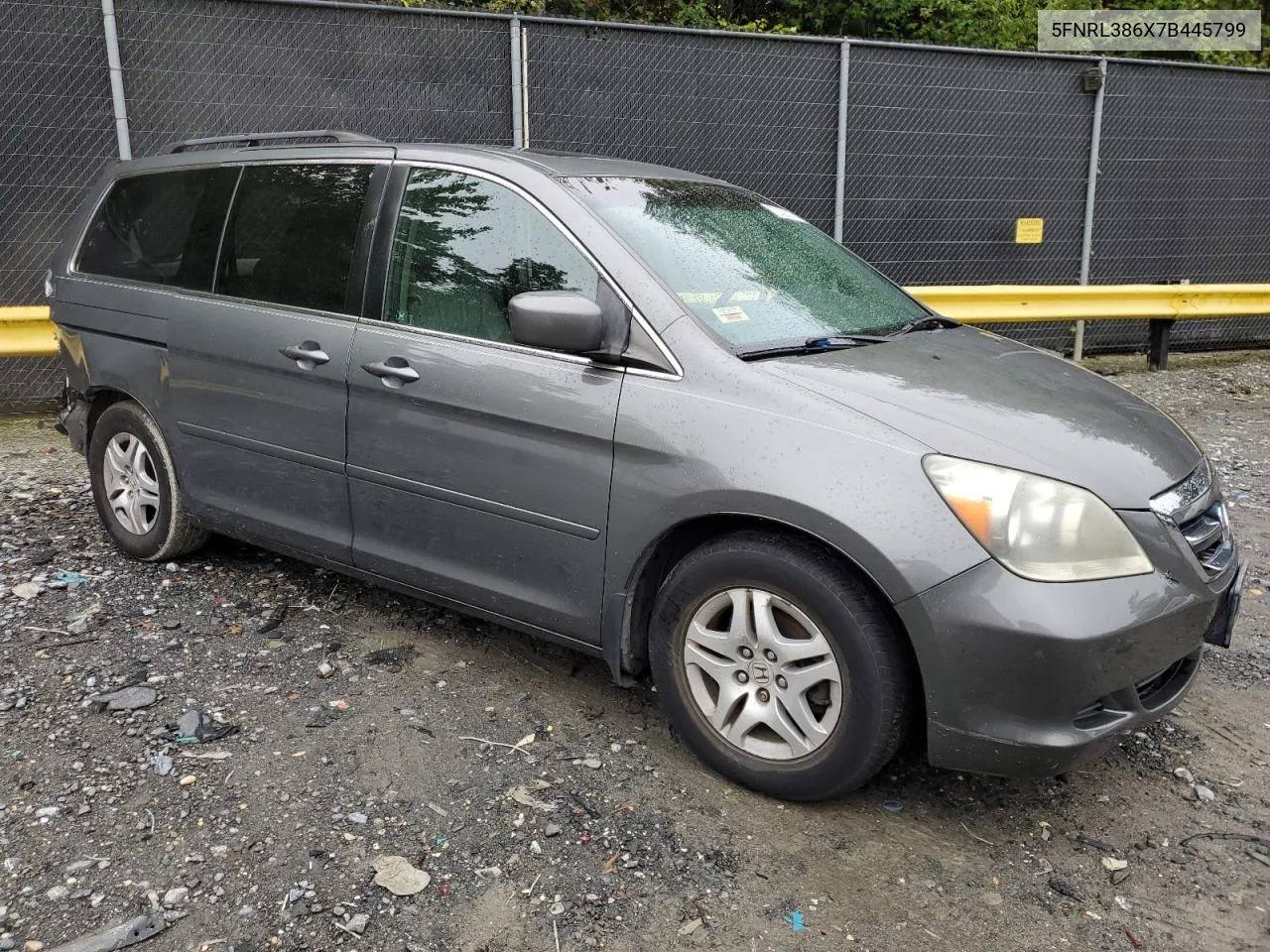 2007 Honda Odyssey Exl VIN: 5FNRL386X7B445799 Lot: 73323174