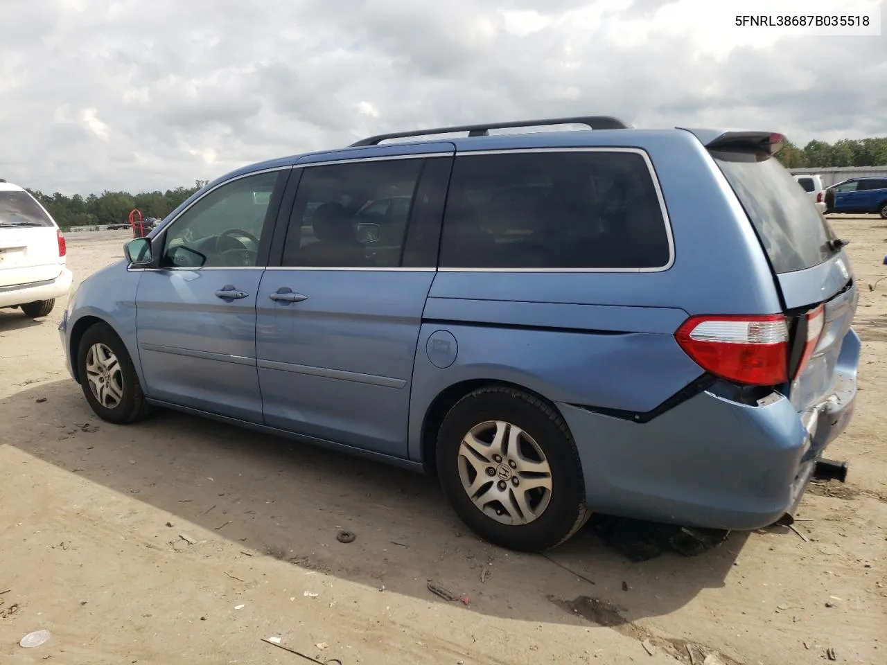 5FNRL38687B035518 2007 Honda Odyssey Exl