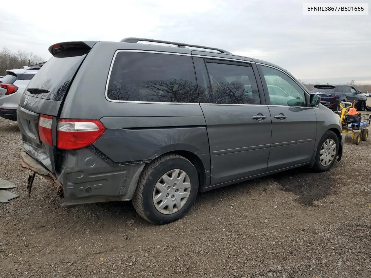 2007 Honda Odyssey Exl VIN: 5FNRL38677B501665 Lot: 73505644