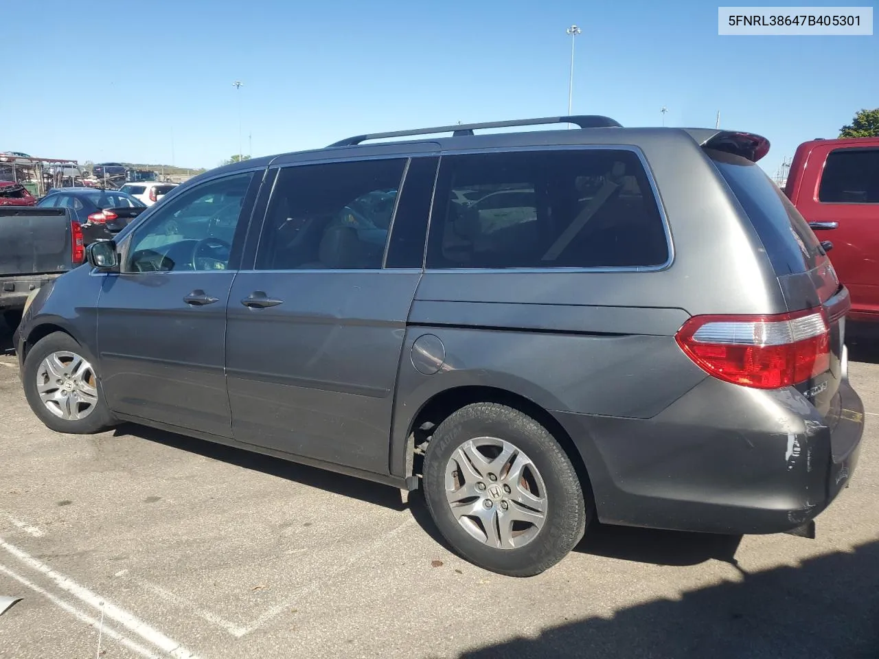 2007 Honda Odyssey Exl VIN: 5FNRL38647B405301 Lot: 73681414