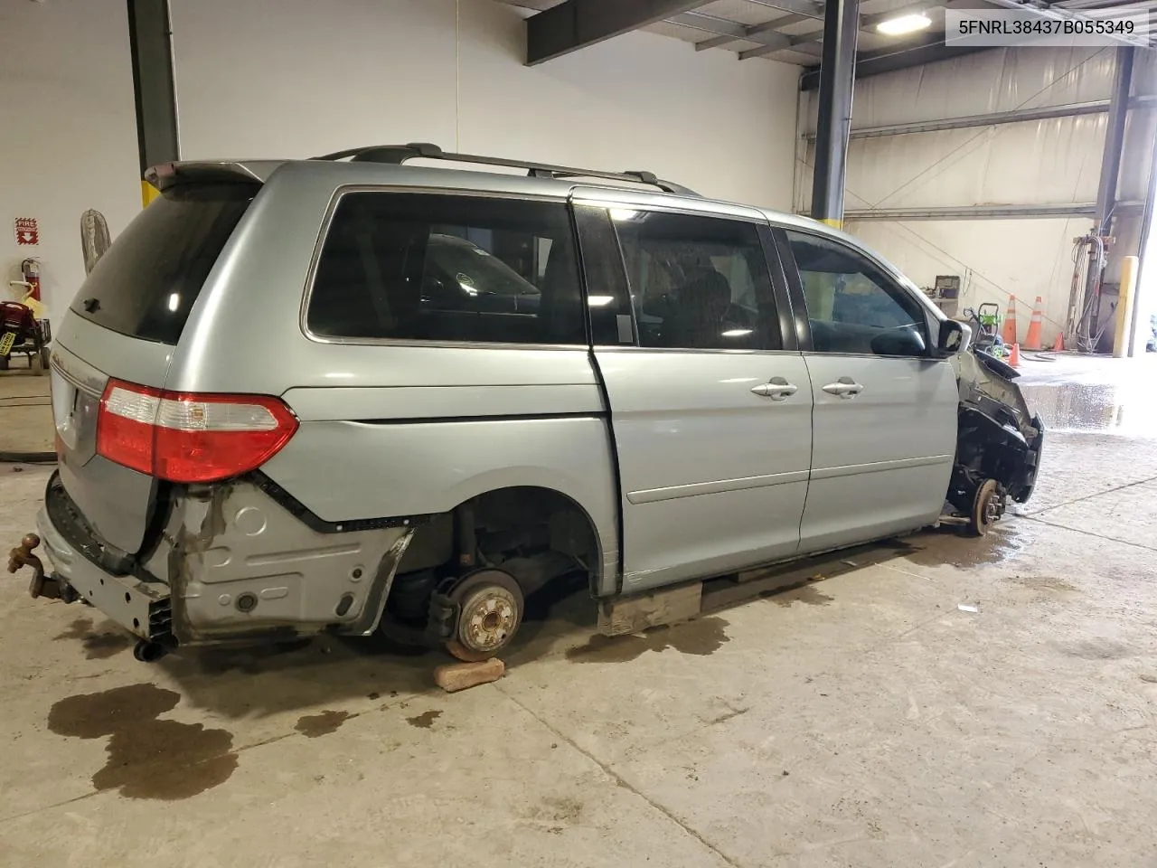 2007 Honda Odyssey Ex VIN: 5FNRL38437B055349 Lot: 73700904