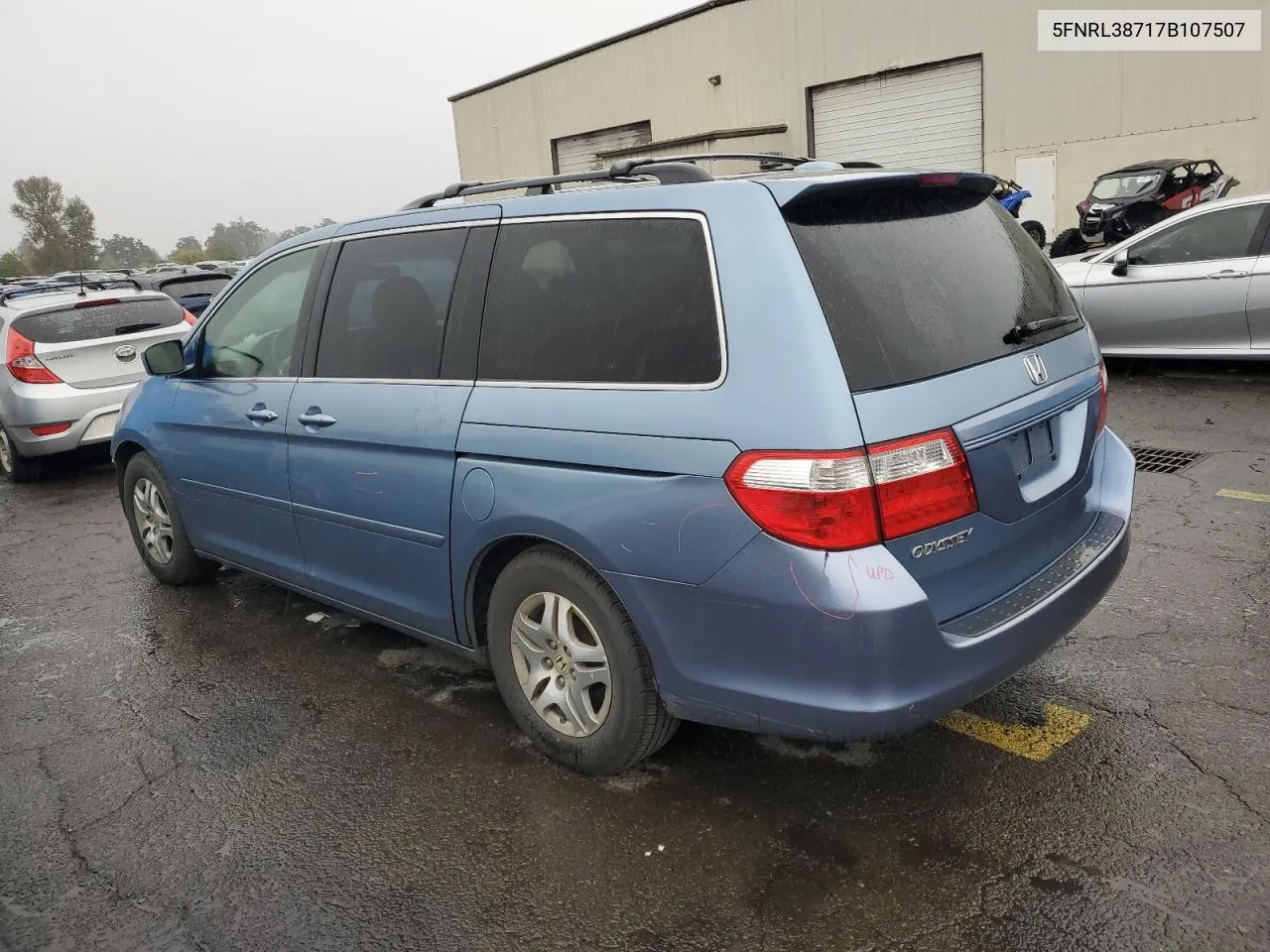 2007 Honda Odyssey Exl VIN: 5FNRL38717B107507 Lot: 74103544