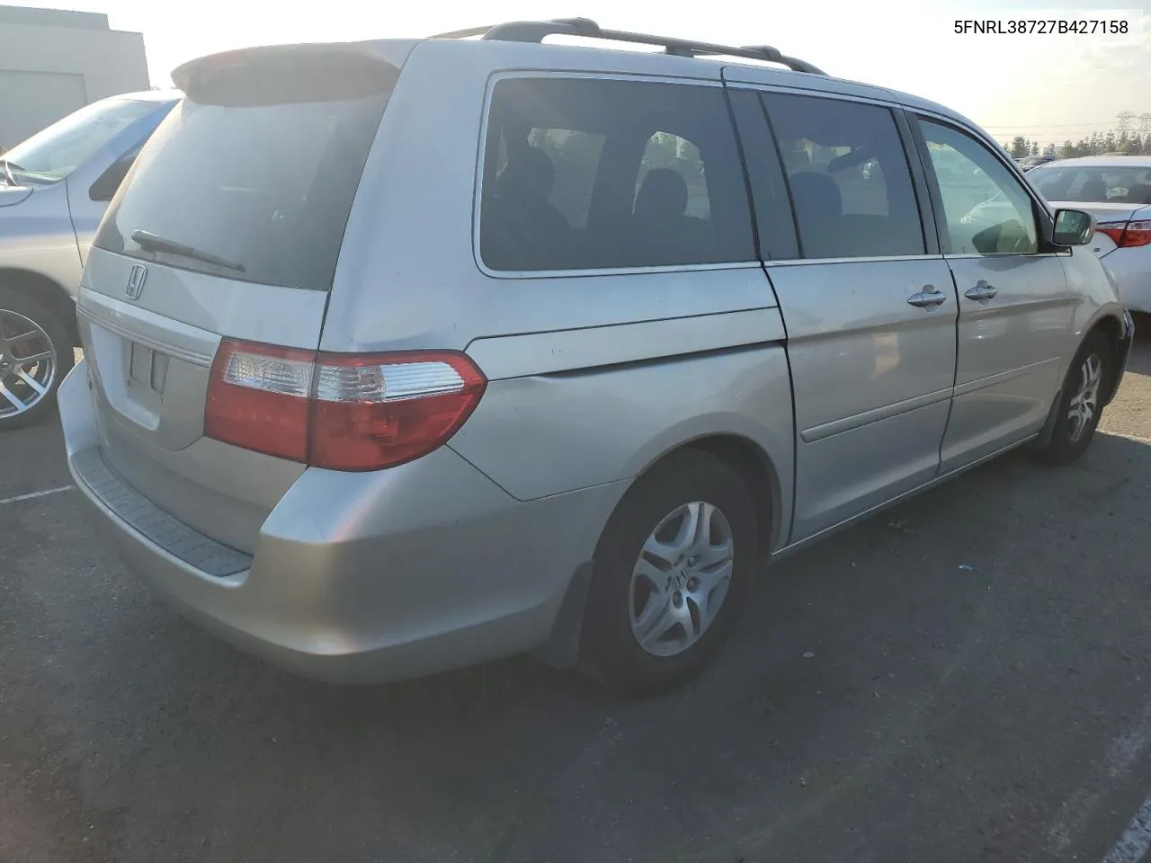 5FNRL38727B427158 2007 Honda Odyssey Exl