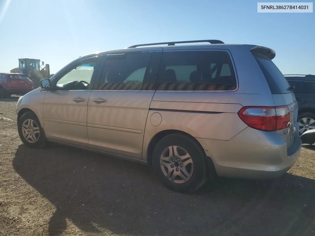 2007 Honda Odyssey Exl VIN: 5FNRL38627B414031 Lot: 74280834