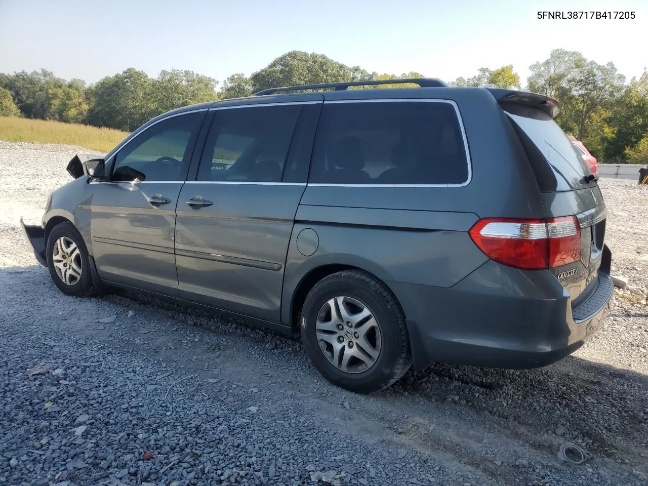 2007 Honda Odyssey Exl VIN: 5FNRL38717B417205 Lot: 74420704