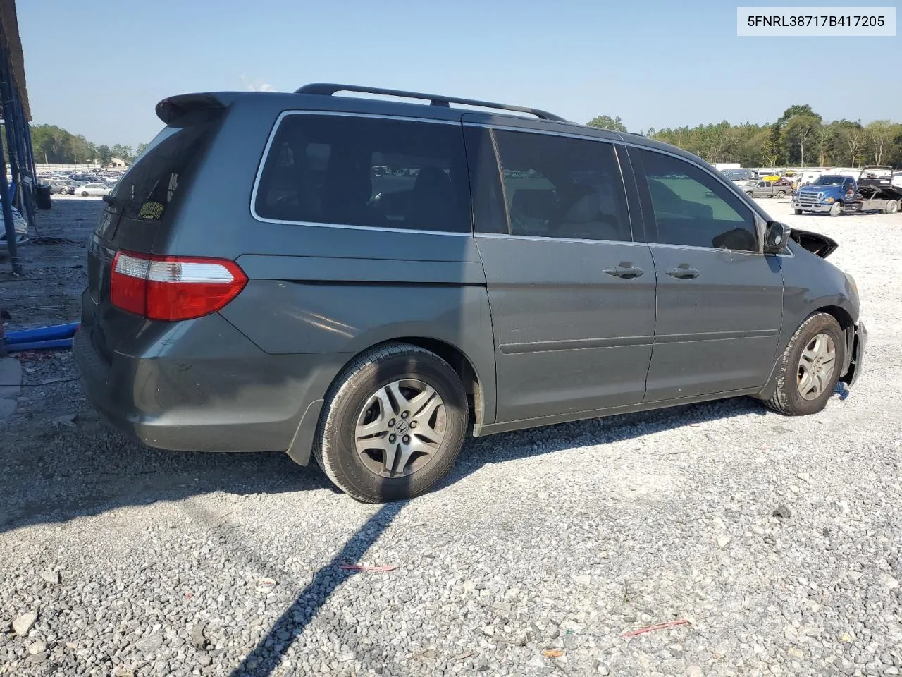 5FNRL38717B417205 2007 Honda Odyssey Exl