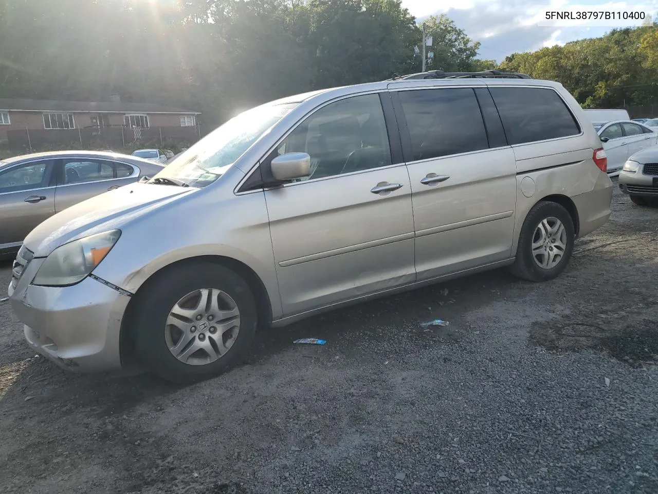 5FNRL38797B110400 2007 Honda Odyssey Exl