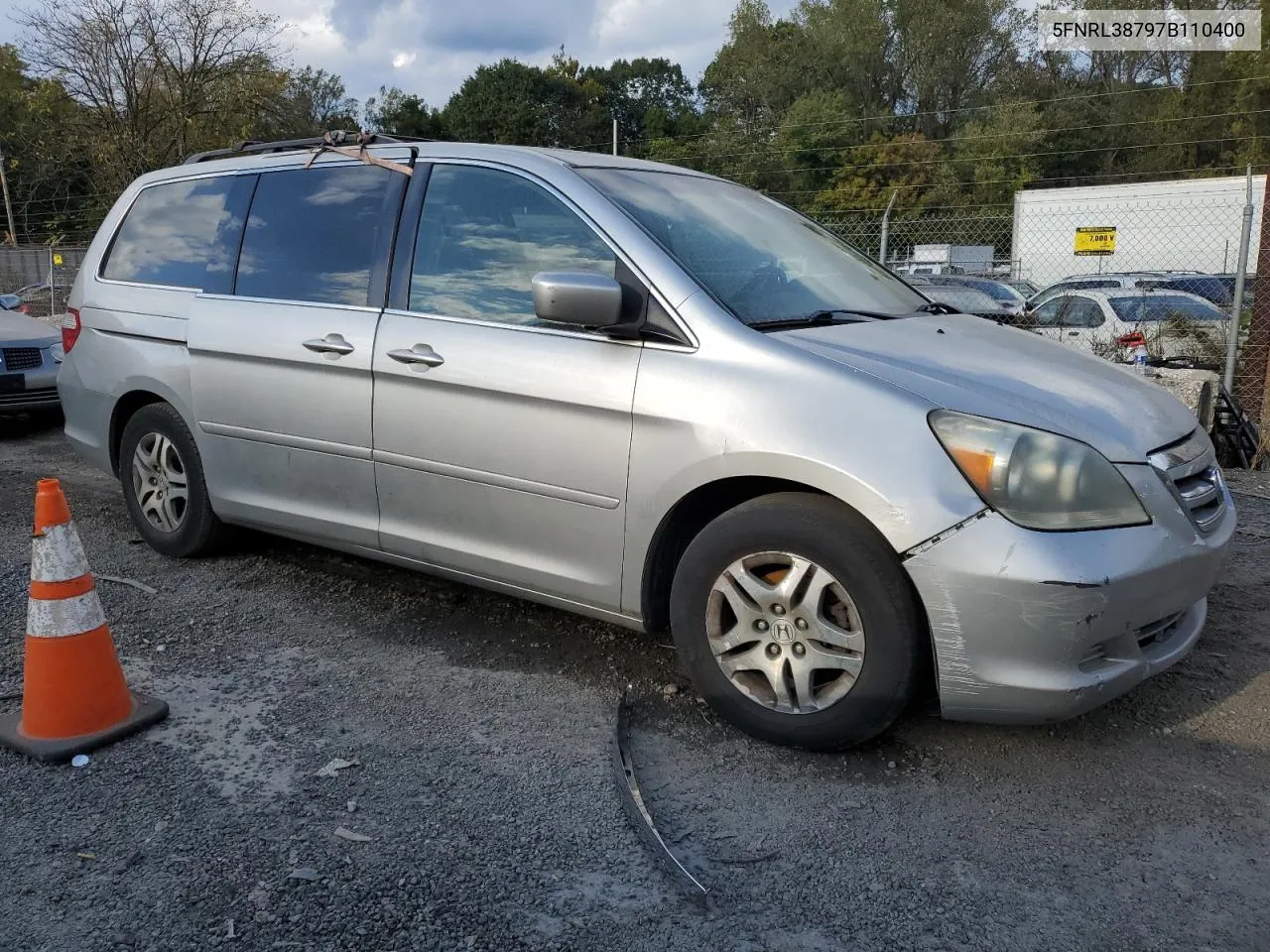 5FNRL38797B110400 2007 Honda Odyssey Exl