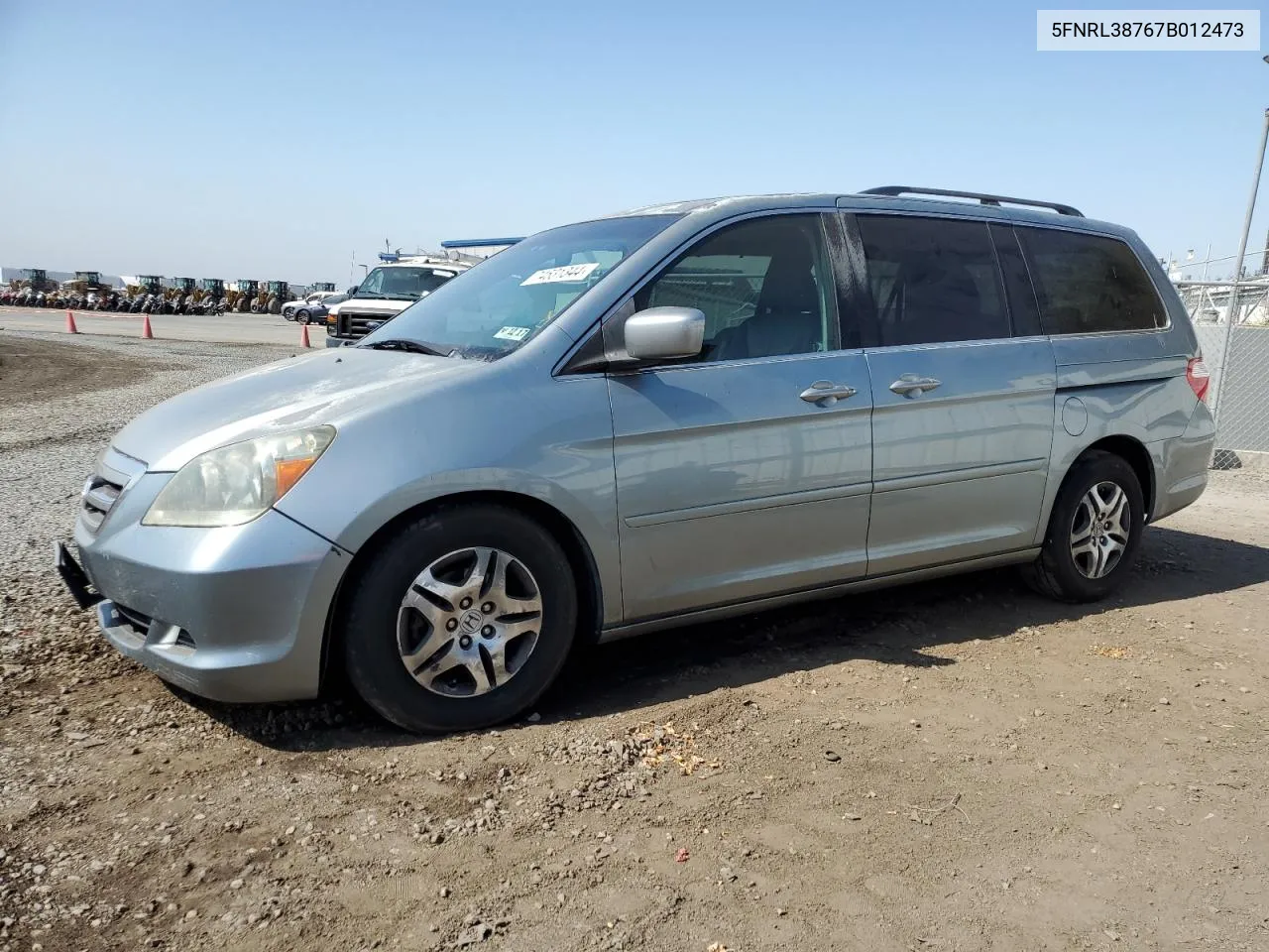 5FNRL38767B012473 2007 Honda Odyssey Exl