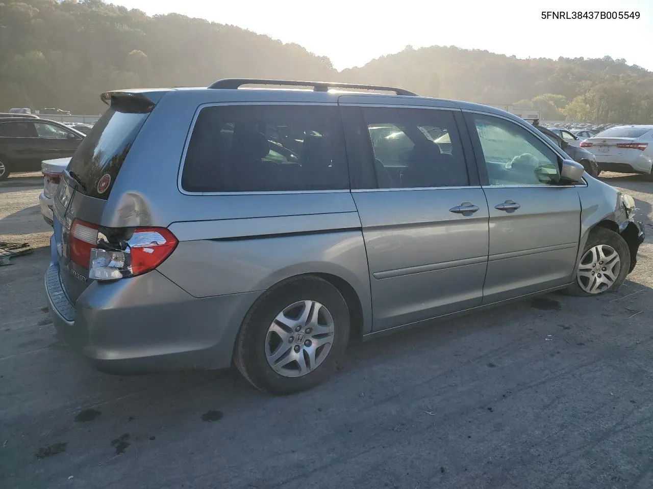 5FNRL38437B005549 2007 Honda Odyssey Ex